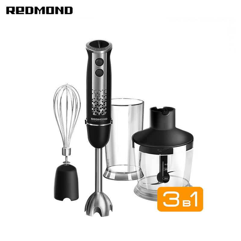 Blender submersible REDMOND RHB-2913 immersion with wisk chopper Shredder machine Household appliances for kitchen smoothies