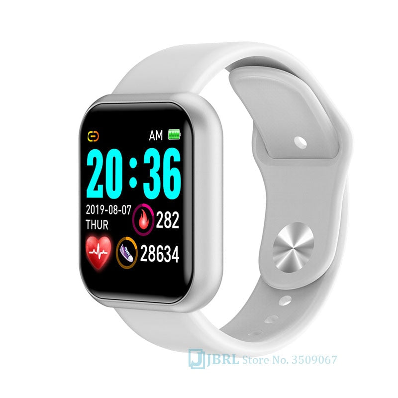 Smart watch Lady Y68 Fitness Tracker Sport Bracelet Fashion Gift for Ladies Full-Touch-Screen SmartWatch for Men and Women