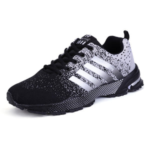 Men Running Shoes Couple Breathable Sports Sneakers Air Cushion Lace Up Walking Jogging Athletic Footwear Zapatillas Hombre New