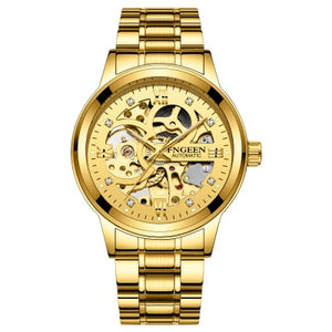 FNGEEN Top Brand Luxury Sport Mechanical Watch Luxury Golden Watch Mens Watches  Montre Homme Clock Men Automatic Skeleton Watch