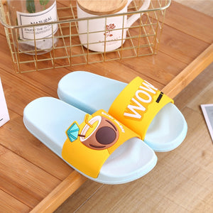 Cartoon Unicorn Cute Animal Fruit Women Home Slippers Summer Sandals Ladies Slides Indoor House Shoes Flip Flops Sandalias Mujer