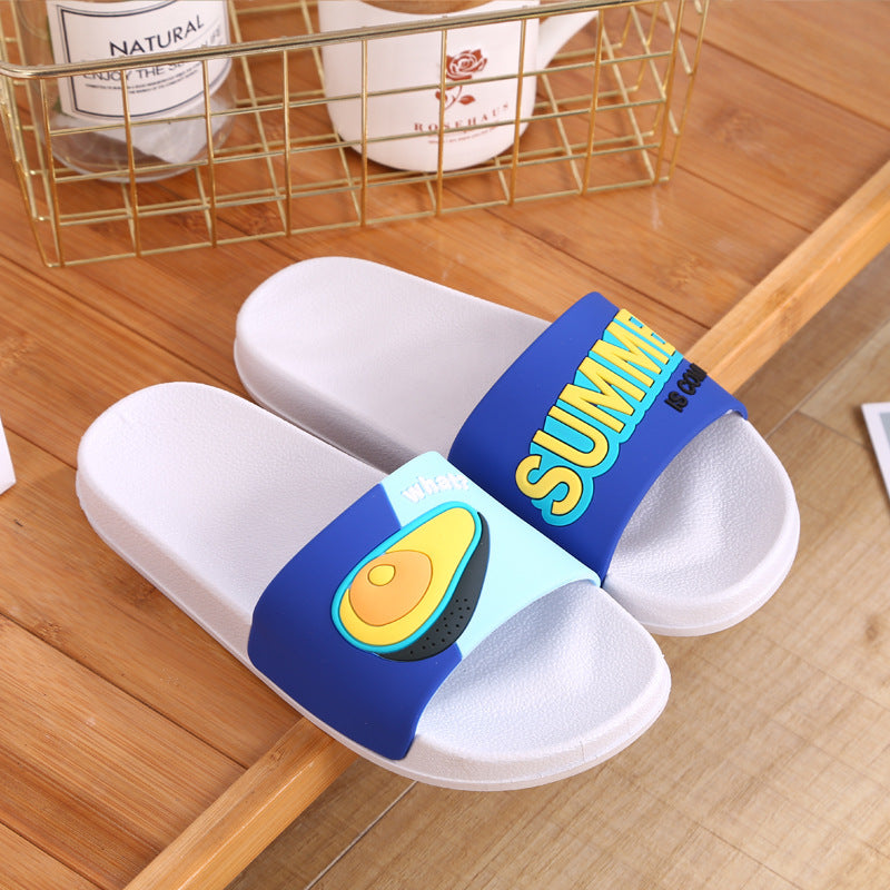 Cartoon Unicorn Cute Animal Fruit Women Home Slippers Summer Sandals Ladies Slides Indoor House Shoes Flip Flops Sandalias Mujer