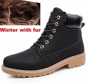 2019 Men boots Fashion  Boots Snow Boots Outdoor Casual cheap timber boots Lover Autumn Winter shoes ST01