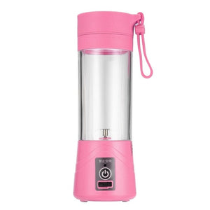USB Juicer Cup, Fruit Mixing Machine, Portable Personal Size Eletric Rechargeable Mixer, Blender, Water Bottle 380ml with USB
