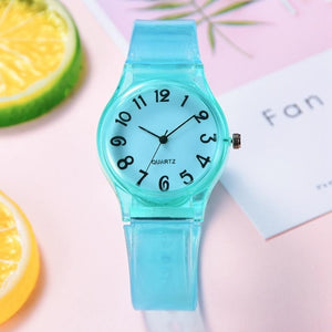 Dropshipping senhoras relógio de silicone feminino casual borracha geléia gel relógio de quartzo pulseira vestido relógio de pulso relogio feminino
