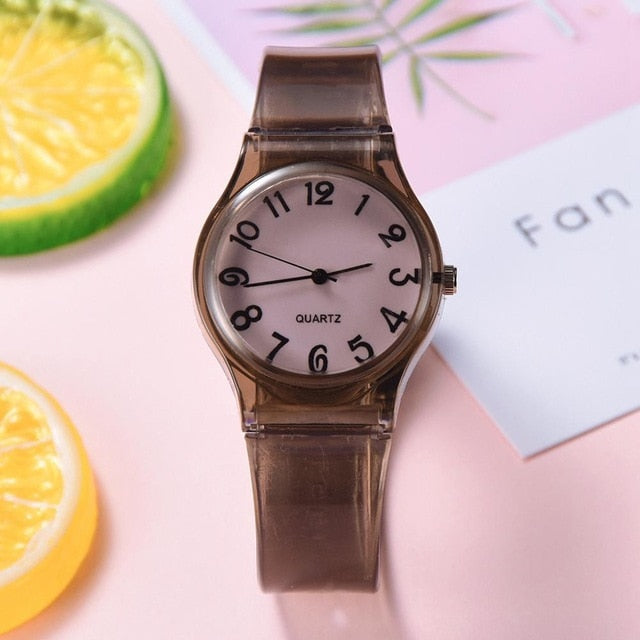 Dropshipping senhoras relógio de silicone feminino casual borracha geléia gel relógio de quartzo pulseira vestido relógio de pulso relogio feminino