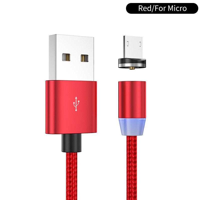 Magnetic Charger Micro USB Type C Cable For iPhone Samsung Xiaomi Redmi Android Mobile Phone Fast Charging magnet Cord