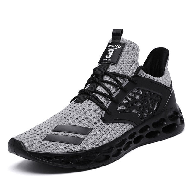 Men's Running Shoes Professional Outdoor Breathable Comfortable Fitness Shock absorption Trainer Sport Gym Sneaker 2019 Hot Sell