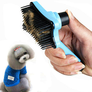 Comb For Dog Grooming Mittens For Cats Pet Fur & Lint Remover Pet Hair Remover Brush Supplies Dog Self Cleaning  Fur Brush