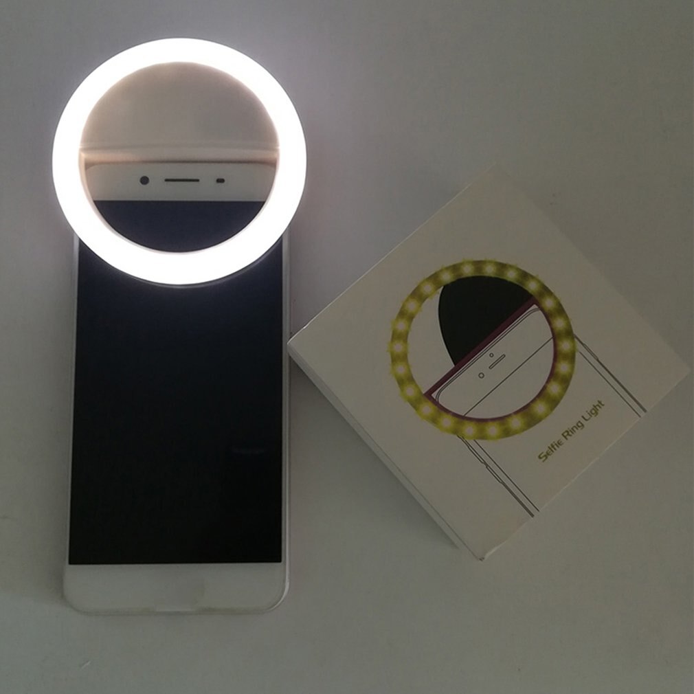 Mobile Phone Fill Light LED Round Ring Fill Light Mobile Phone Beauty Self-Timer Light Live Photography Fill Light