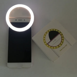Mobile Phone Fill Light LED Round Ring Fill Light Mobile Phone Beauty Self-Timer Light Live Photography Fill Light